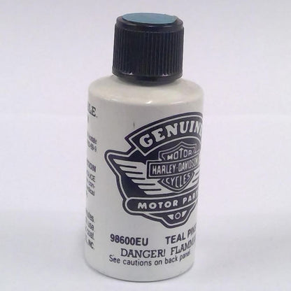 NOS Genuine Harley Touch up paint TEAL PINESTRIPE 98600EU