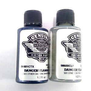 NEW Genuine Harley Touch up paint DARK BLUE DENIM W/ TOP COAT KIT 98601CTX