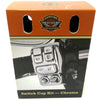 Harley NOS Chrome Switch Cap Kit 71500228A