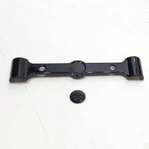 NOS Genuine Harley Black Compact Backrest Bracket And Medallion 52300565