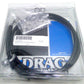 Drag Specialties Extended Length Black Vinyl Brake Line Kit +2" 1741-2847