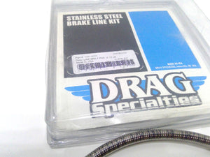 Drag +8 34" BRAIDED ABS BRAKE LINE 2012-2013 Harley Blackline 1741-3771