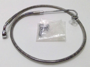 Drag +8 34" BRAIDED ABS BRAKE LINE 2012-2013 Harley Blackline 1741-3771