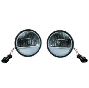uryakyn Phase 7 4.5" LED Black Passing Aux Lamps pair Harley Touring 2247