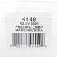 12 Volt 4.5" Spotlamp passing lamp Bulb Harley Davidson 4449
