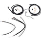 Burly Black 14" Ape Handlebar Cable Install Kit 2017 -2020 Road Glide B30-1185