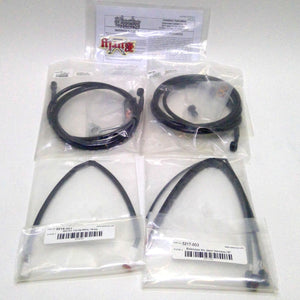 Burly Brand Black Vinyl Handlebar Cable Kit for Ape Hangers 0610-2089 B30-1185