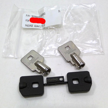 NOS Harley Key Set Code 5549 PN 90300043