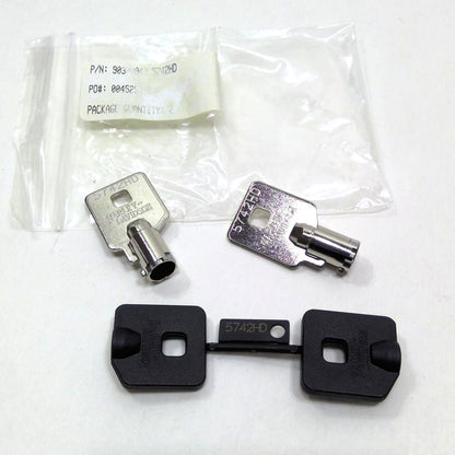 NOS Harley Key Set Code 5742 PN 90300043