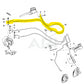 Genuine Harley 2014-2023 Touring Upper ABS Brake Line 56" 41800011