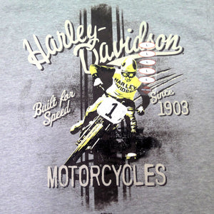 NEW Mens Harley-Davidson Built For Speed Racing Shirt Large R0041375