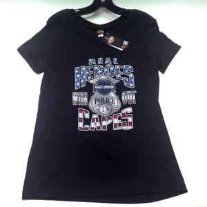 NEW Women Harley-Davidson Police Heroes Shirt Medium R0031134