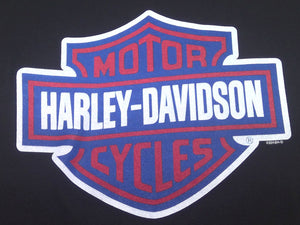 NEW Women Harley-Davidson RED WHITE BLUE Bar and Shield Shirt XLarge 3029878106
