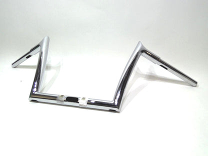 Fat Baggers 1-1/4" Pointed Top Handlebar 10" Chrome Harley '13 Up FLTR 0601-4762