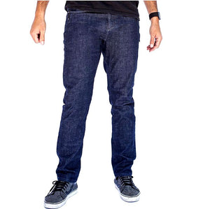 NEW Off The Grid Mens 44x30 Blue Dark Wash Denim Taper Fit Pants