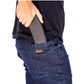 NEW Off The Grid Mens 44x30 Blue Dark Wash Denim Taper Fit Pants