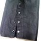 Black Brand Mens Black Leather Belted Chaps Medium