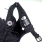Black Brand Mens Black Leather Belted Chaps Medium