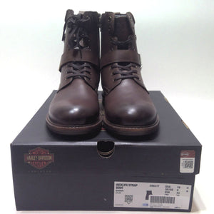 NEW Harley-Davidson Mens Hicklyn Strap Brown Boots Size 10 D96277-1000M