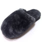 NEW Harley-Davidson Womens Grey Fuzzy Barela Slippers Size 7 D87253-700M