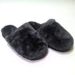 NEW Harley-Davidson Womens Grey Fuzzy Barela Slippers Size 6 D87253-600M