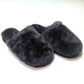 NEW Harley-Davidson Womens Grey Fuzzy Barela Slippers Size 10 D87253-1000M