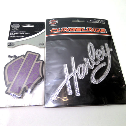 NEW Harley Sticker/Decal and Bar and Shield Air Freshener CG26506 PC5570