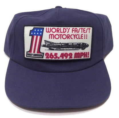 NOS Genuine Harley Mens MPH Snapback Hat 97682-22VM