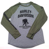 NEW Mens Harley-Davidson Wounded Warrior Project Raglan Shirt 3XLarge 96043-23VM