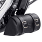 NEW Genuine Harley Sportster Dyna B&S Down Tube Leather Bag Black 93300044