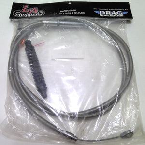 LA Choppers 15-17" ape Braided Clutch Cable 2008-2013 Touring LA-8010C16