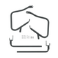 NEW Genuine Harley 2014-2025 Touring Gloss Black Rear Saddlebag Guards 90200788
