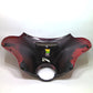 Harley 2014UP Batwing Fairing Black Garnet Electric Red Carbon Dust 57000628EDK