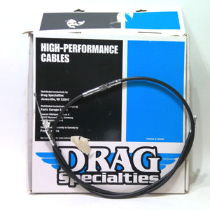 Drag Black Vinyl 63" Clutch Cable 1987-2006 Harley Big Twin 5-speed 0652-1387