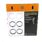 NOS Genuine Harley 4" Defiance Auxiliary Lamp Trim Rings Black Anodized 61400354
