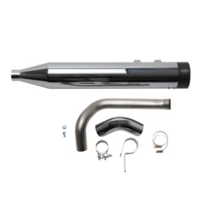 S&S Cycles 2009-2016 Touring Chrome Sidewinder Left Muffler Ghost Pipe 550-0829