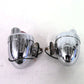 Vintage Chrome Bullet Single Filament Tail Light With Visor Harley