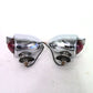 Vintage Chrome Bullet Single Filament Tail Light With Visor Harley