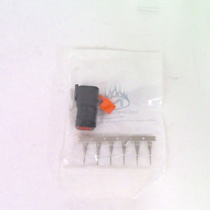 NAMZ Deutsch DTM 6 Pin Plug Receptacle 1999up Harley MDR-6B 74106-98BK