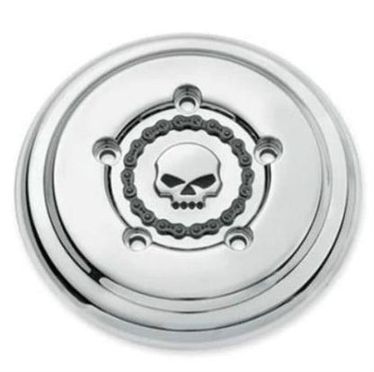 New Genuine Harley 2008-17 Dyna Chrome Willie G Skull Air Cleaner Trim 61400168