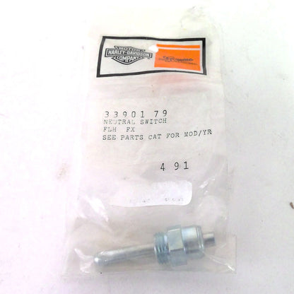 NOS OEM Genuine Harley Transmission Neutral Switch 79-84 FL 33901-79