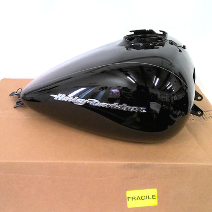 NEW Genuine Harley 2008-2023 Touring Vivid Black W/ Silver Fuel Tank 61000138DBX