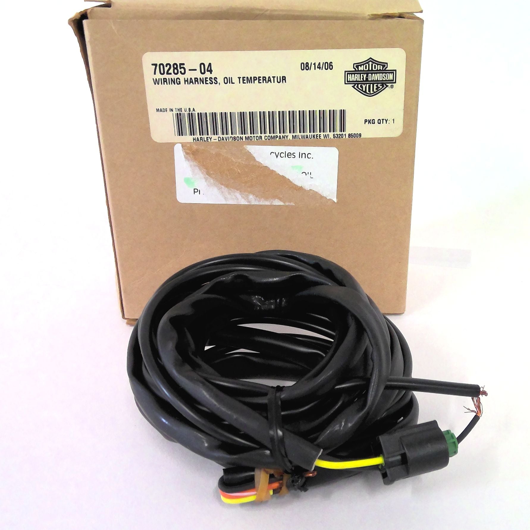 NOS Genuine Harley Oil Temp Gauge Wiring Harness 70285-04