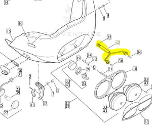 NOS Genuine Harley Road Glide  POSITION LAMP ASSY Wiring Harness 68083-10