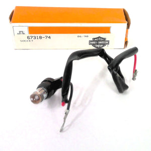 NOS Genuine Harley Speedometer Socket Bulb Wires 1974-1990 FXR XLCH 67318-74