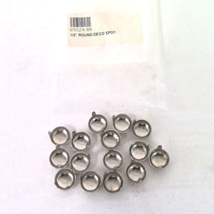 NEW Genuine Harley 15pc 1/2 Inch Chrome Deco Spots 93024-88