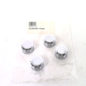 NOS Genuine Harley Davidson Set Of 4 Chrome Caliper Bolt Covers 43227-03