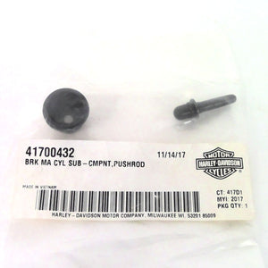 NOS Genuine Harley Street Brake Master Cylinder Push Rod Sub Components 41700432