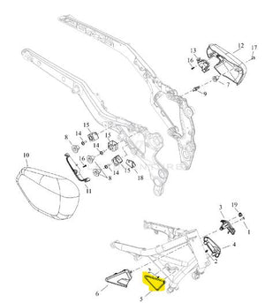 NEW Genuine Harley 2021up Sportster RH Top Right Side Cover 47200777