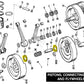 NOS Genuine Harley Flywheel WASHER 1-13/32 X 2-3/32 X 1/16 (BRONZE) 6506